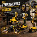 Kit Ferramentas 4 em 1 - Ideal para Reformas Residenciais e Reparos Domésticos
