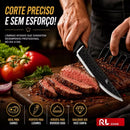 Kit Faqueiro 8 Peças RL Zone em Aço Inox – Alta Qualidade, Durabilidade e Corte Preciso