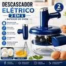 Descascador Elétrico 2 em 1 + Batedor de Ovos